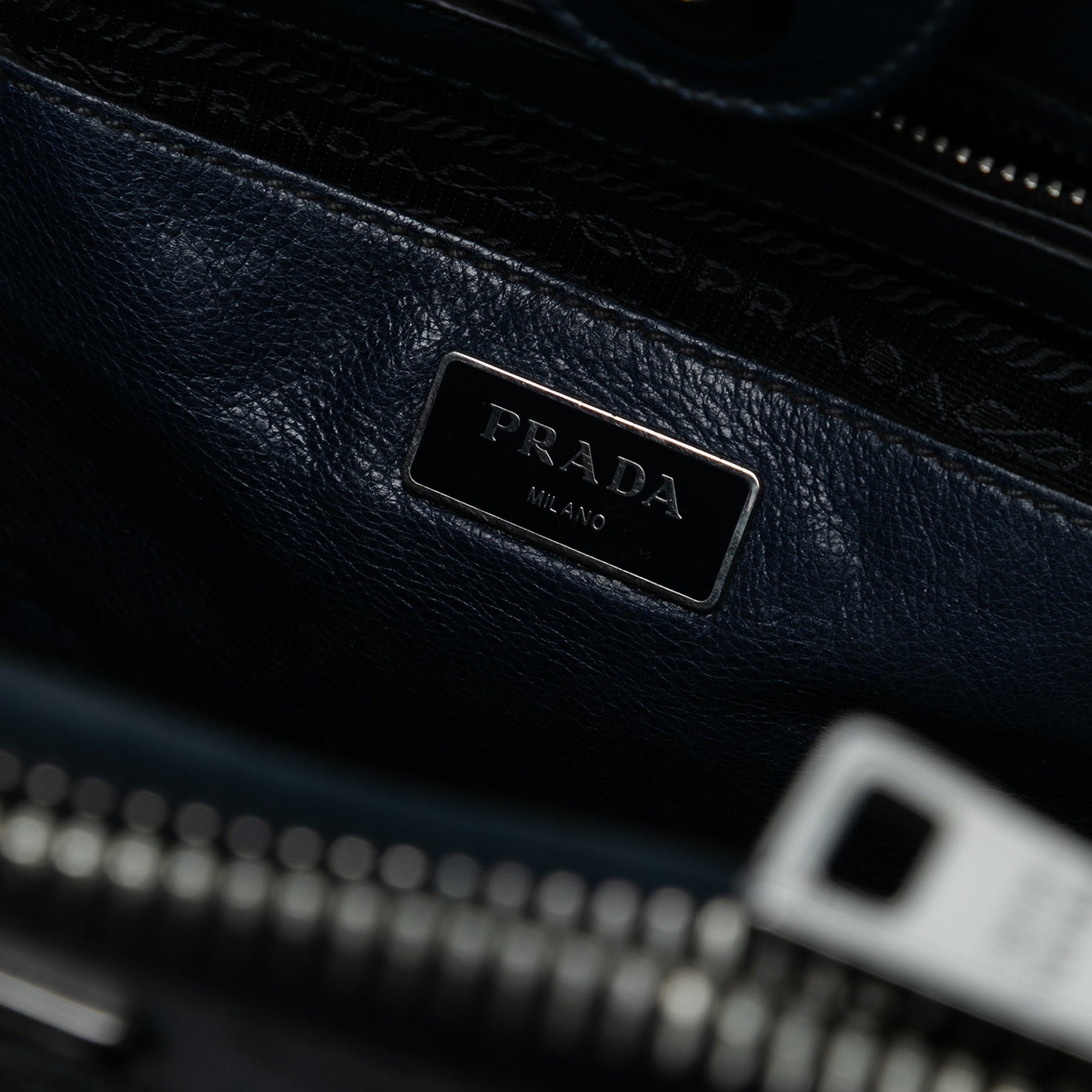 Small Glace Calf Twin Pocket Satchel