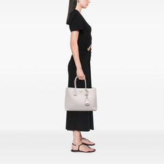 Large Saffiano Cuir Double Satchel