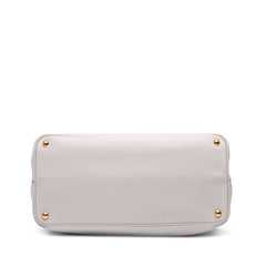 Large Saffiano Cuir Double Satchel
