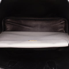 Large Saffiano Cuir Double Satchel