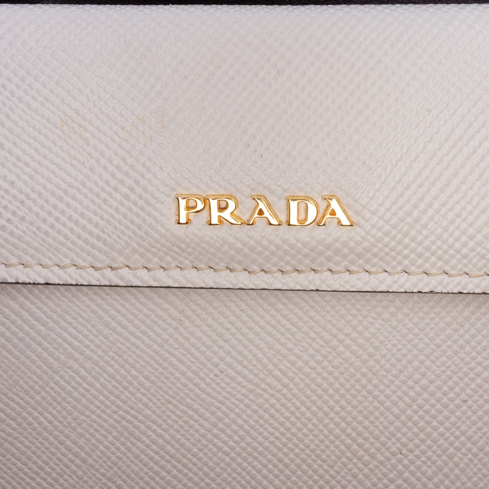 Large Saffiano Cuir Double Satchel