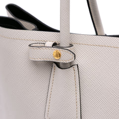 Large Saffiano Cuir Double Satchel