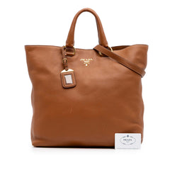 Vitello Daino Open Convertible Tote