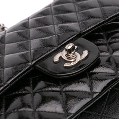 Medium Classic Patent Double Flap