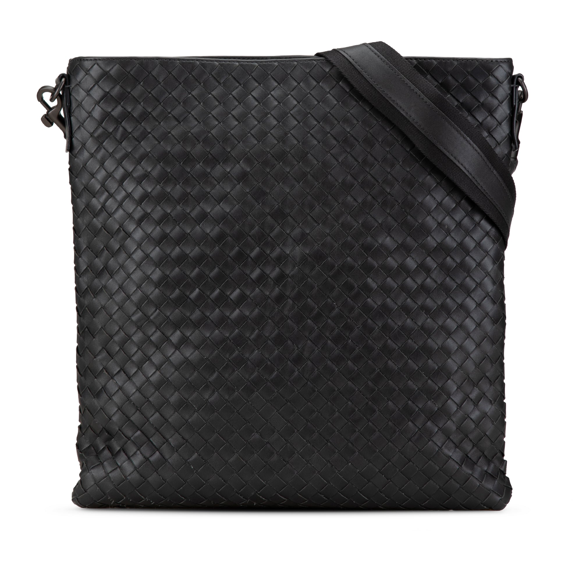 Leather Intrecciato Crossbody