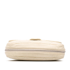 Quilted Calfskin Expandable Zip Yacht Flap