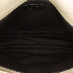 Quilted Calfskin Expandable Zip Yacht Flap