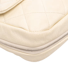 Quilted Calfskin Expandable Zip Yacht Flap