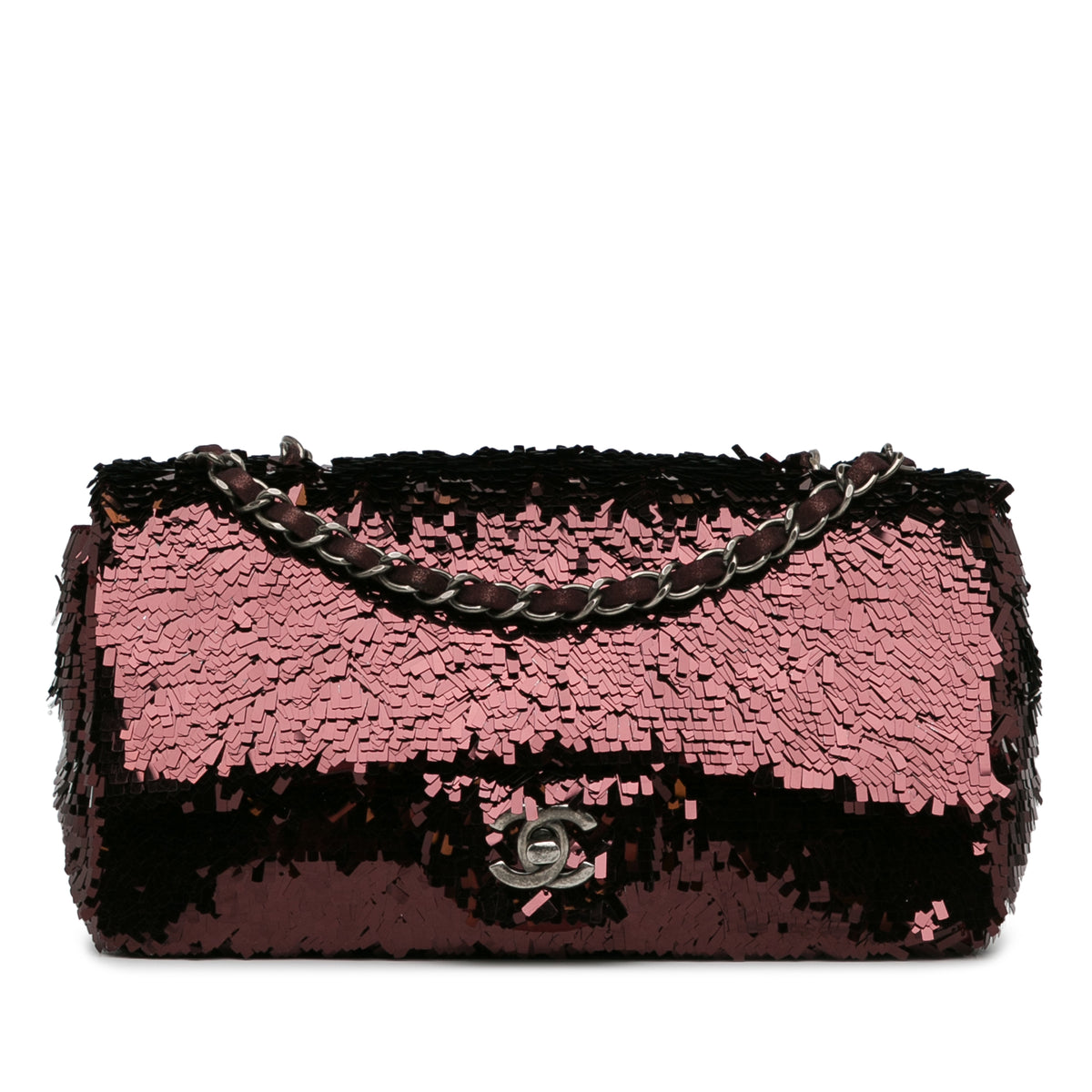 Medium Sequins Flap Crossbody_0