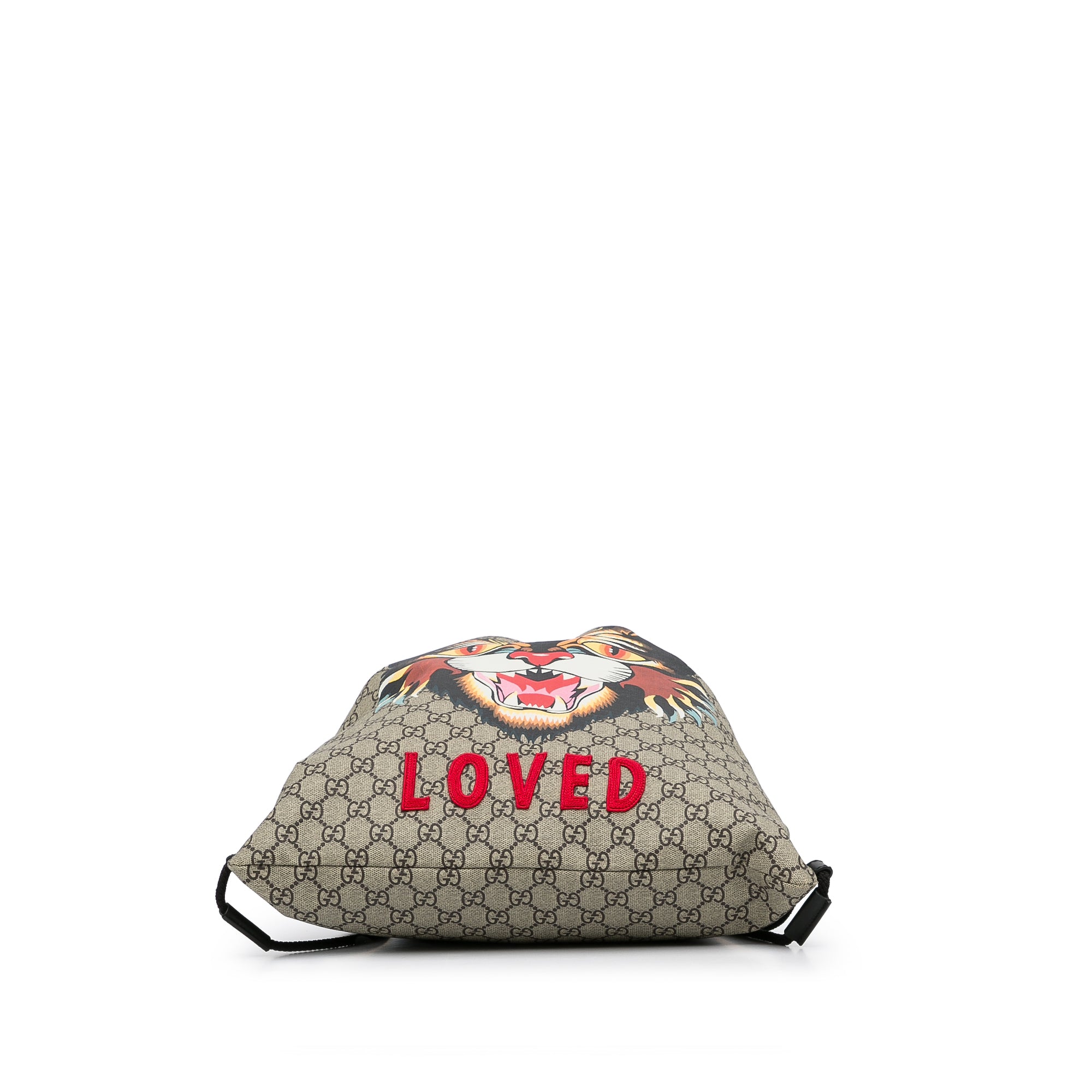 GG Supreme Angry Cat Drawstring Backpack_4