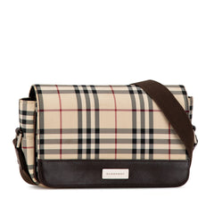 House Check Canvas Flap Crossbody_1