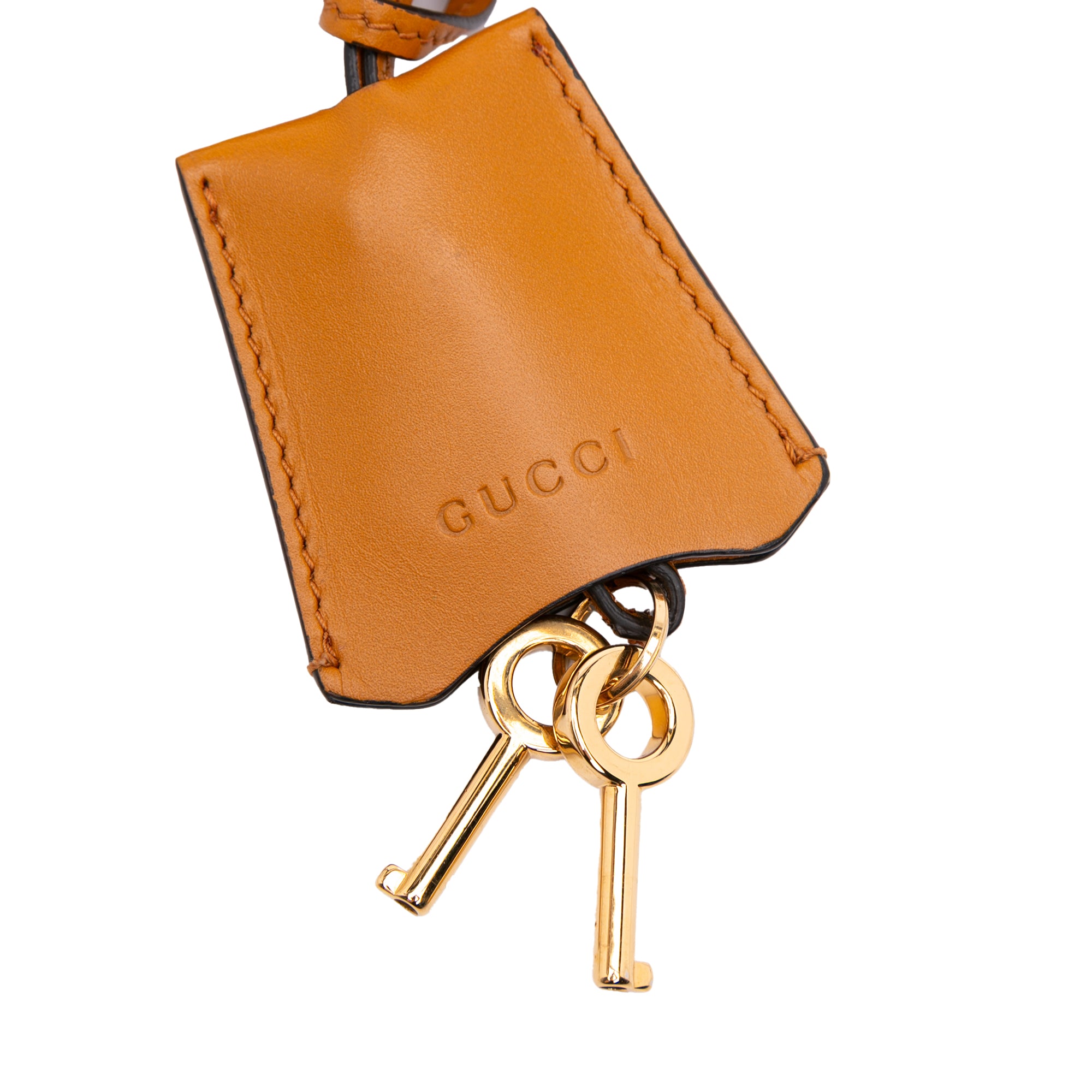 GG Supreme Saddle Padlock Crossbody