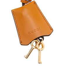 GG Supreme Saddle Padlock Crossbody
