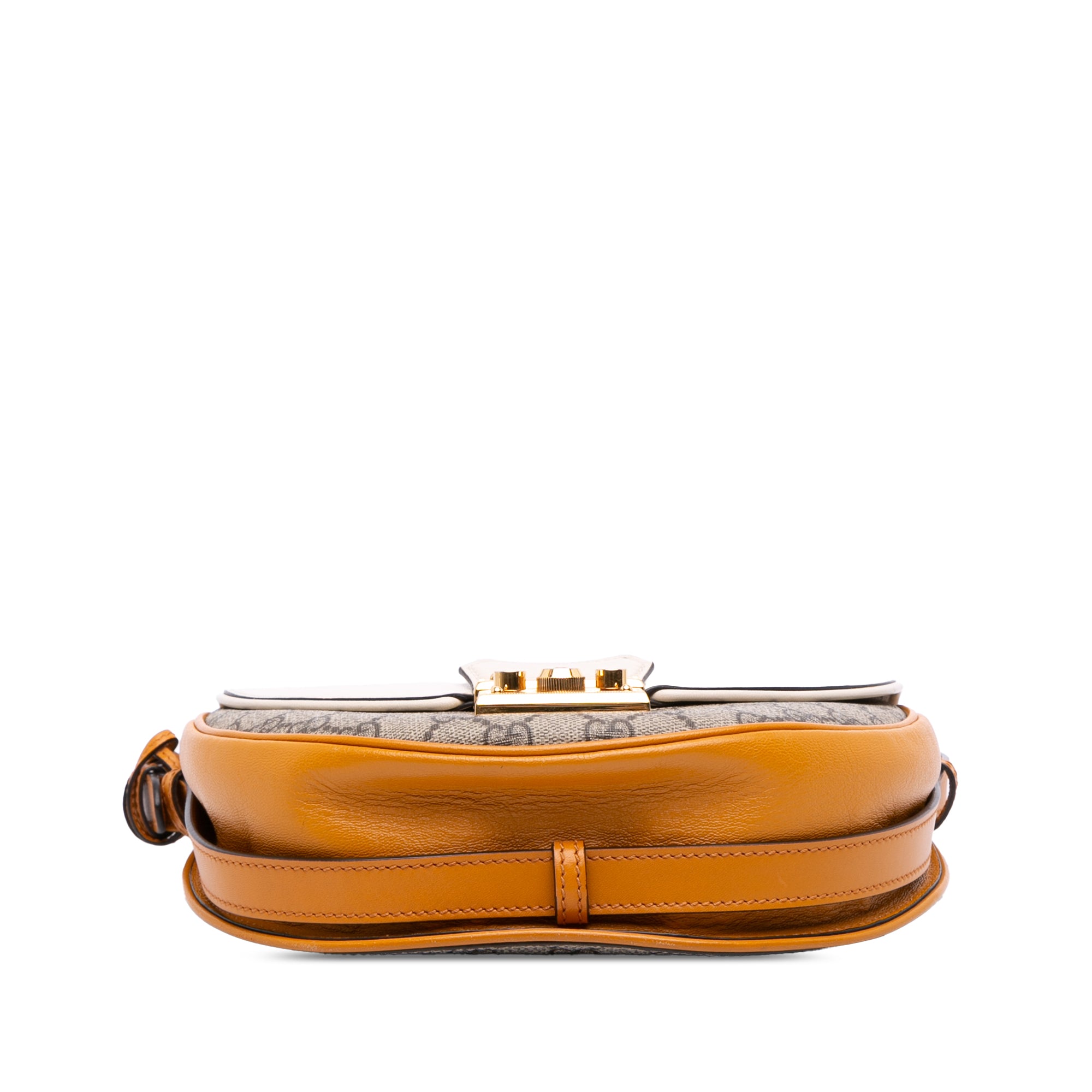GG Supreme Saddle Padlock Crossbody