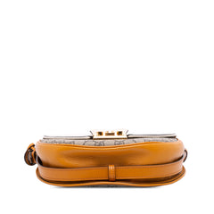 GG Supreme Saddle Padlock Crossbody