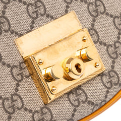 GG Supreme Saddle Padlock Crossbody