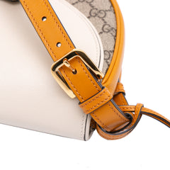 GG Supreme Saddle Padlock Crossbody