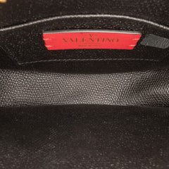 Mini Grainy Calfskin VLogo Hobo