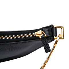 Mini Grainy Calfskin VLogo Hobo