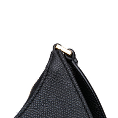 Mini Grainy Calfskin VLogo Hobo