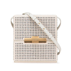 Crystal Embellished Canvas Daisey Crossbody