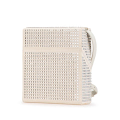 Crystal Embellished Canvas Daisey Crossbody