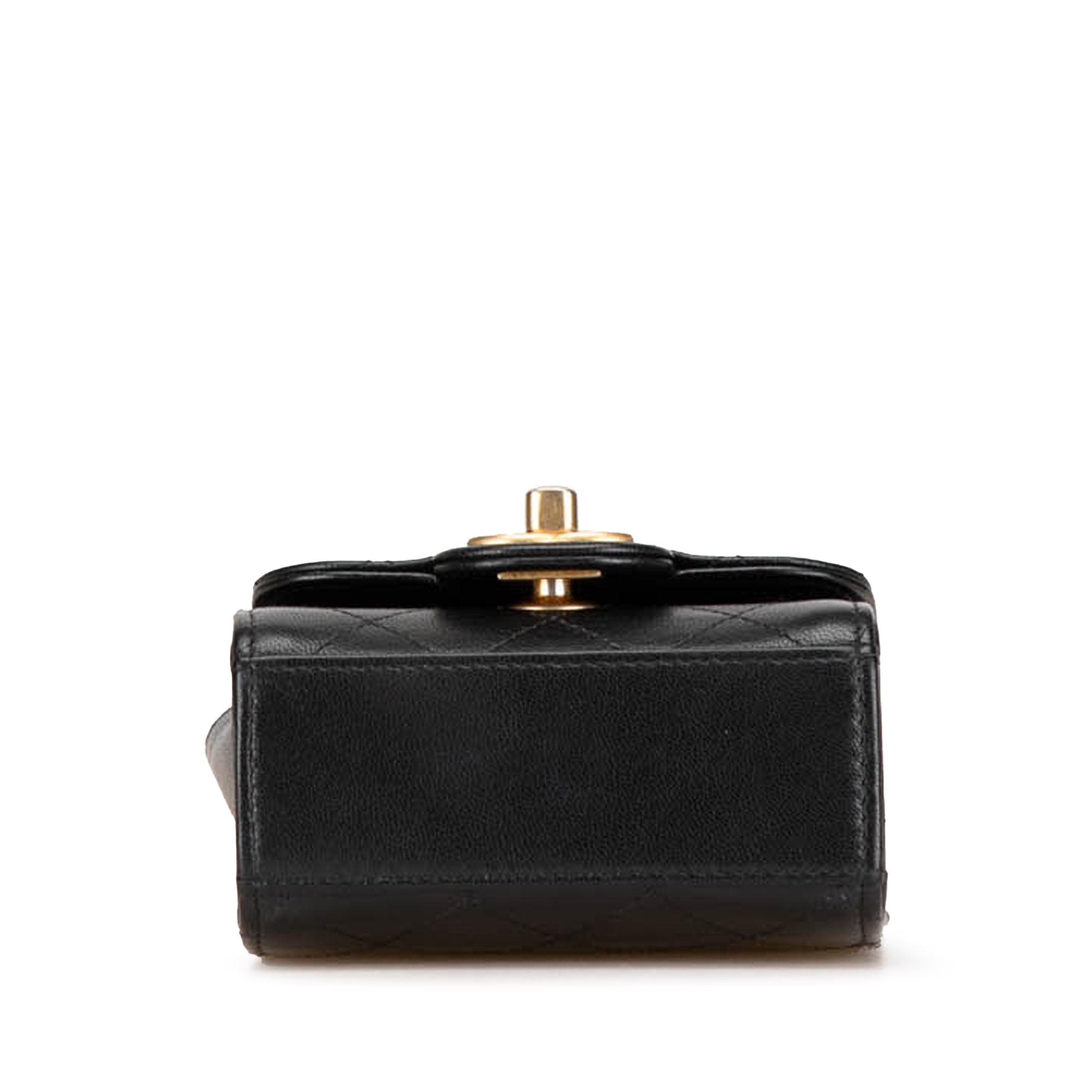 Mini Goatskin Chic Pearls Clutch On Chain