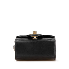 Mini Goatskin Chic Pearls Clutch On Chain