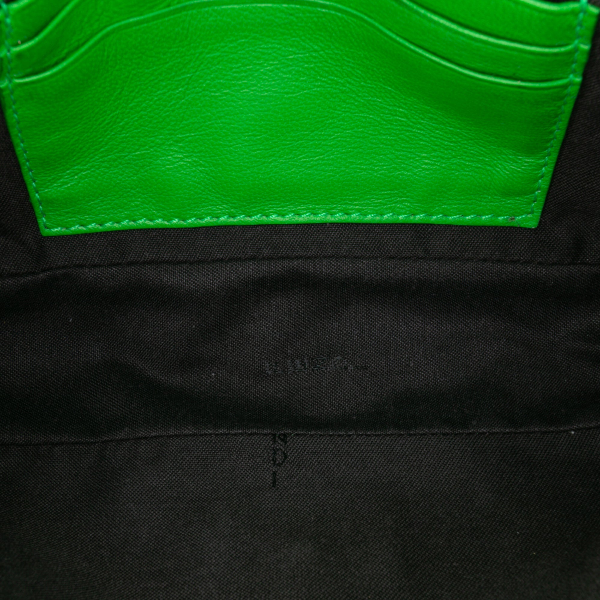 Mini Zucca Embossed Leather Baguette Satchel