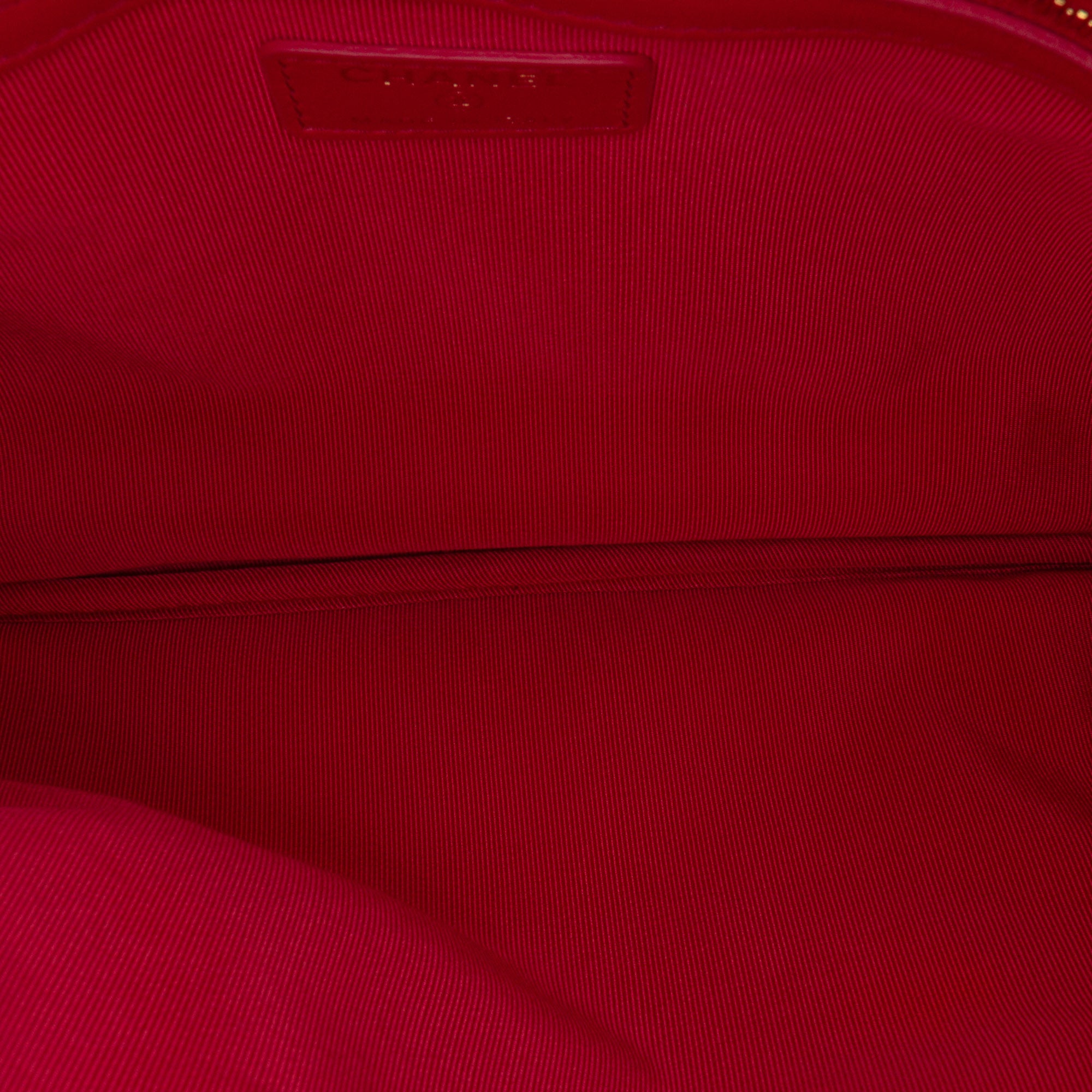 Medium Shiny Aged Calfskin O Case Clutch