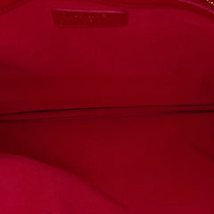 Medium Shiny Aged Calfskin O Case Clutch