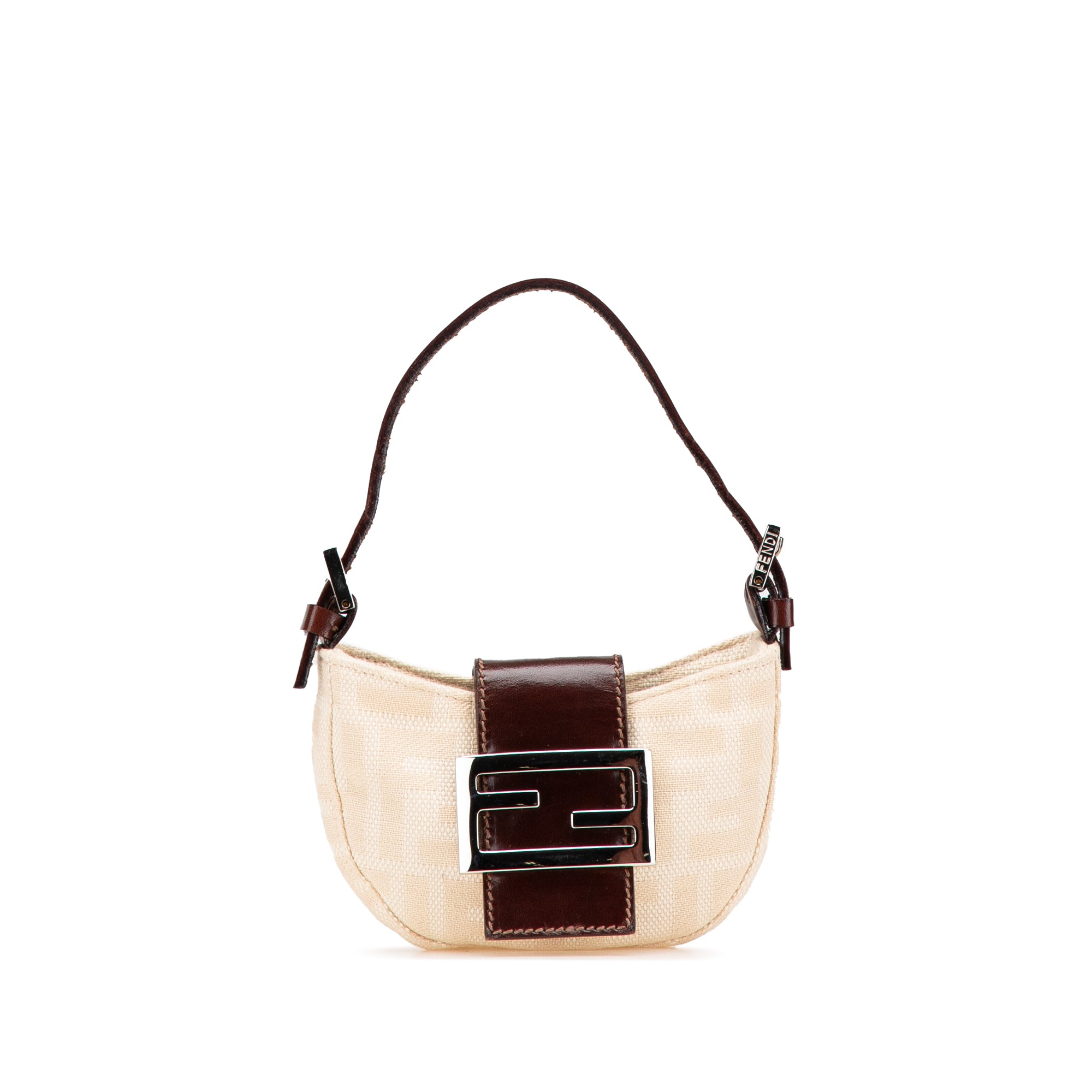 Mini Zucca Canvas Croissant Handbag