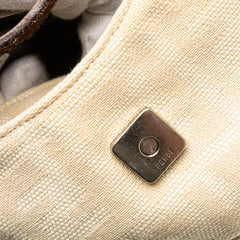 Mini Zucca Canvas Croissant Handbag