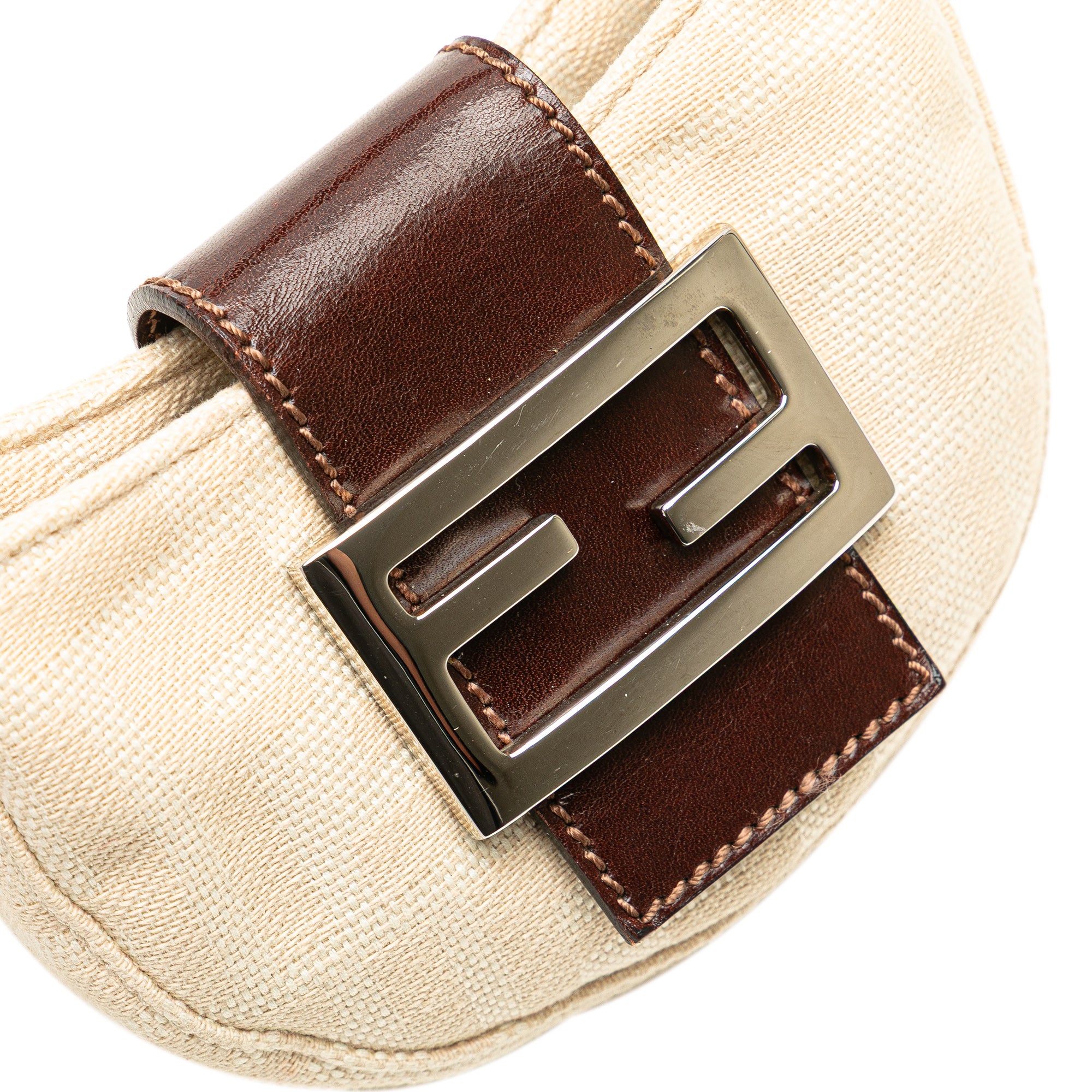 Mini Zucca Canvas Croissant Handbag