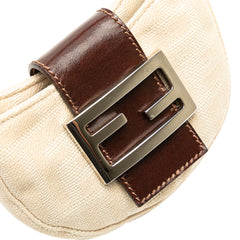 Mini Zucca Canvas Croissant Handbag
