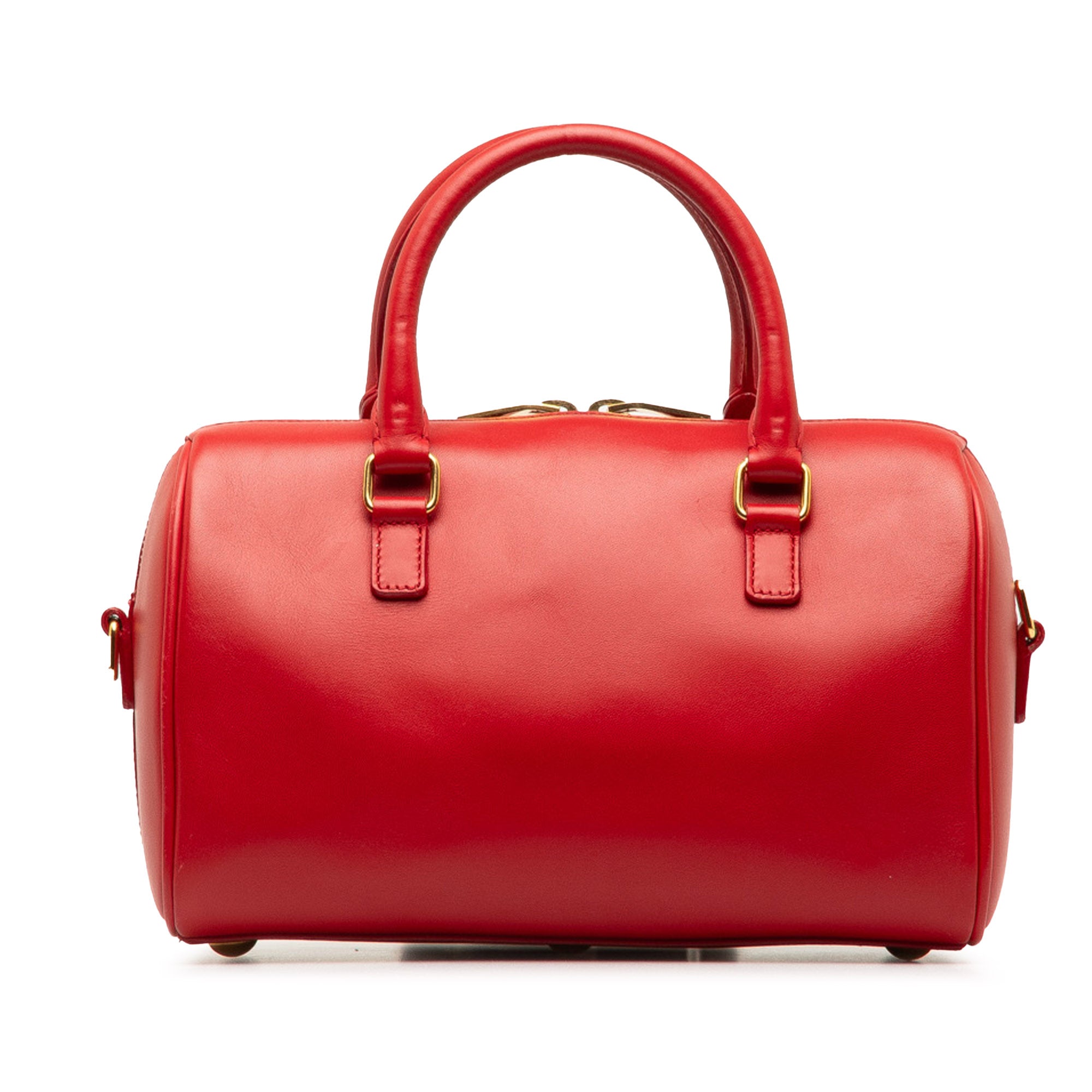 Classic Baby Duffle Leather Satchel_2