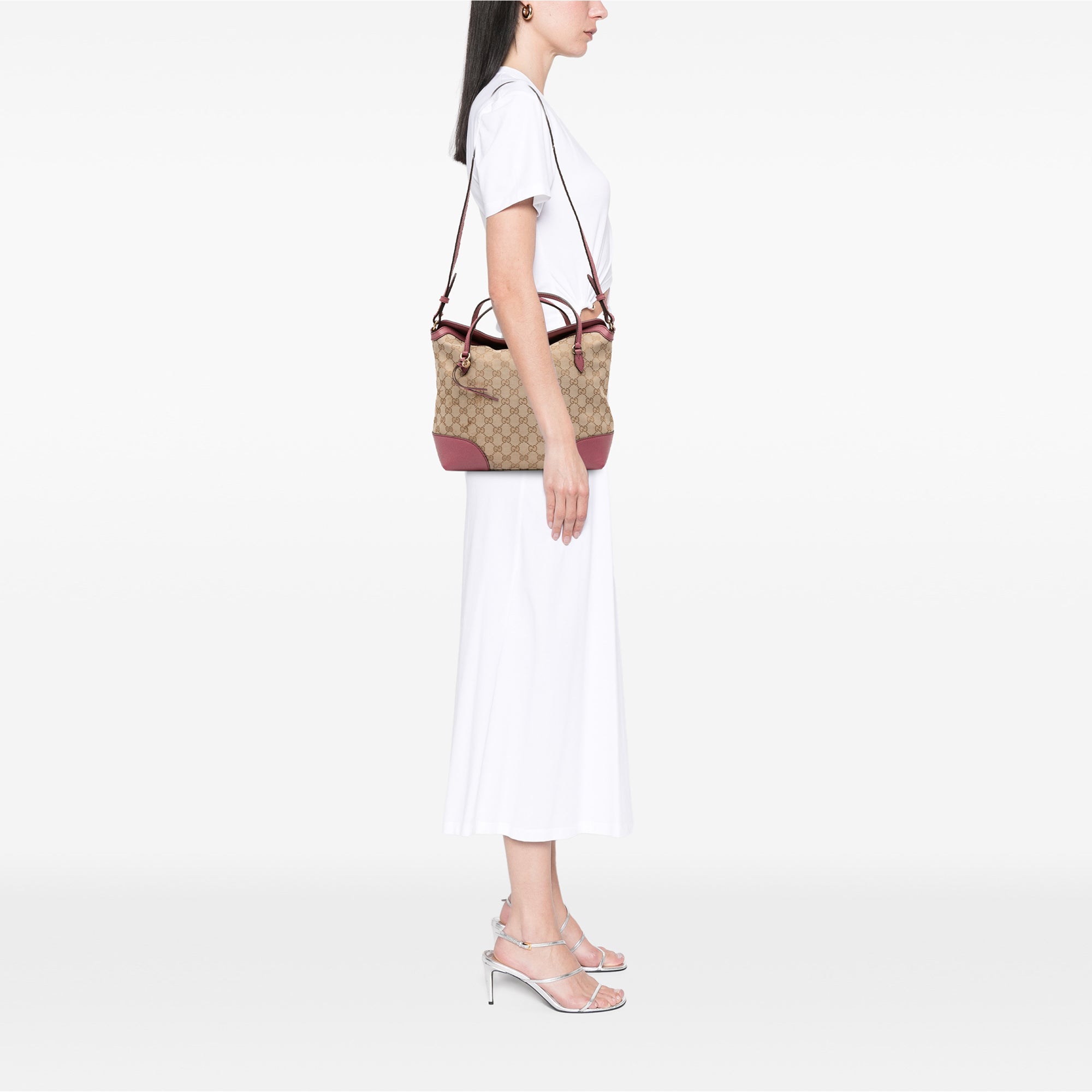 Medium GG Canvas Bree Satchel