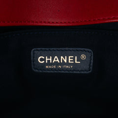 Old Medium Quilted Tweed and Velvet Boy Flap
