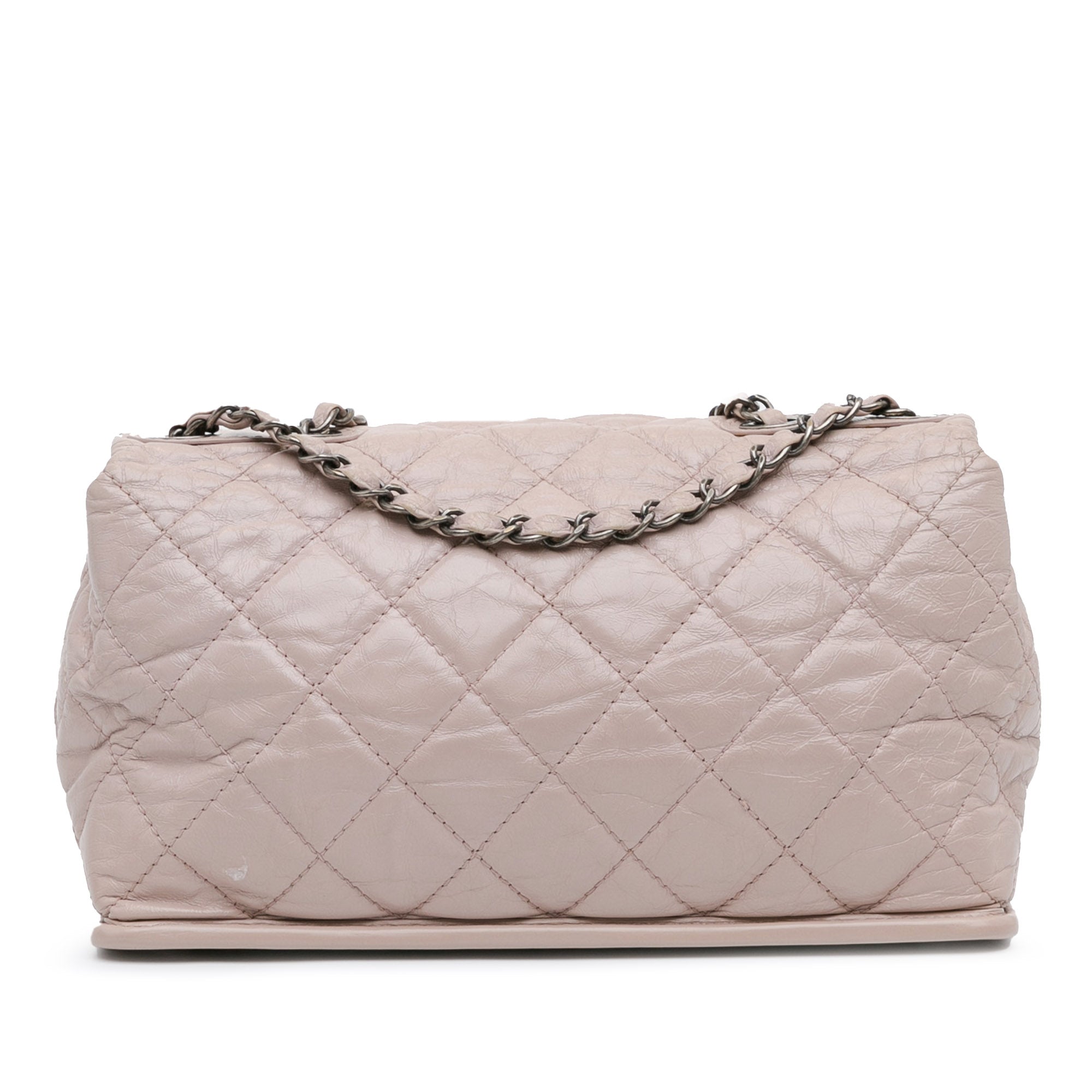 Quilted Aged Calfskin Single Flap_2