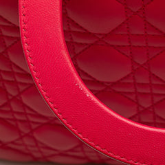 Large Lambskin Cannage Lady Dior