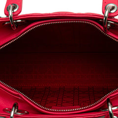 Large Lambskin Cannage Lady Dior