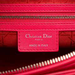 Large Lambskin Cannage Lady Dior