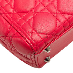 Large Lambskin Cannage Lady Dior
