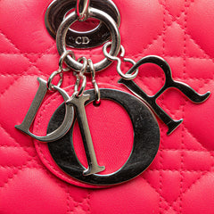 Large Lambskin Cannage Lady Dior