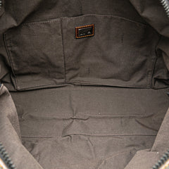 Large Zucca Canvas Mixed Media Tote