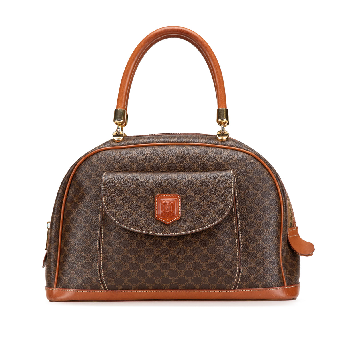 Macadam Coated Canvas Handbag