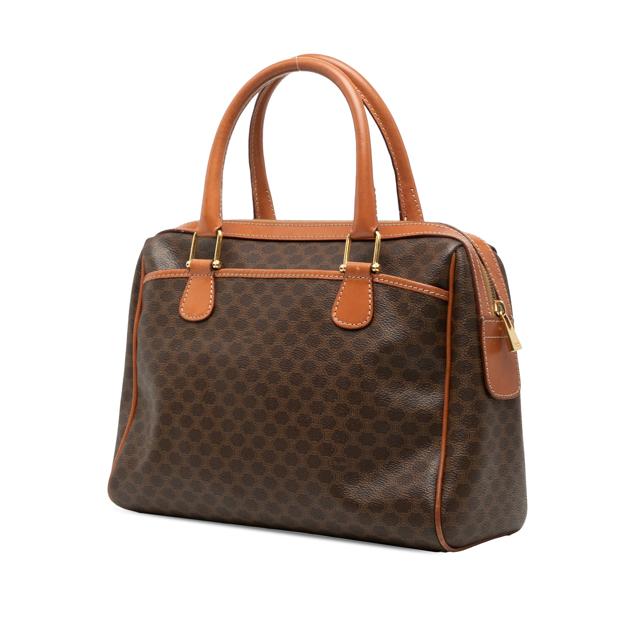 Macadam Coated Canvas Handbag