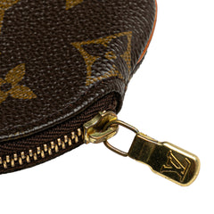 Monogram Porte-Monnaie Round Coin Purse