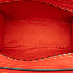 Nano Luggage Tote Leather Satchel