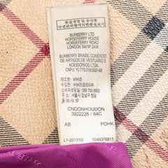 Haymarket Check Coated Canvas Peyton Crossbody